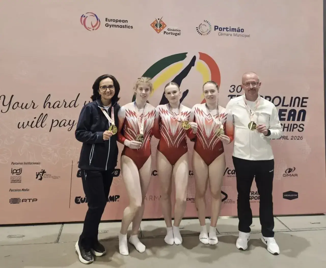 Семь золотых медалей привезли ставропольские батутисты с Чемпионата Европы