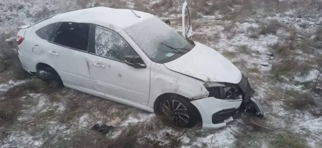 На Ставрополье в результате съезда с дороги погиб водитель