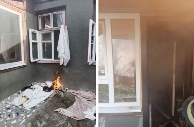 Женщина пострадала при пожаре в Кисловодске