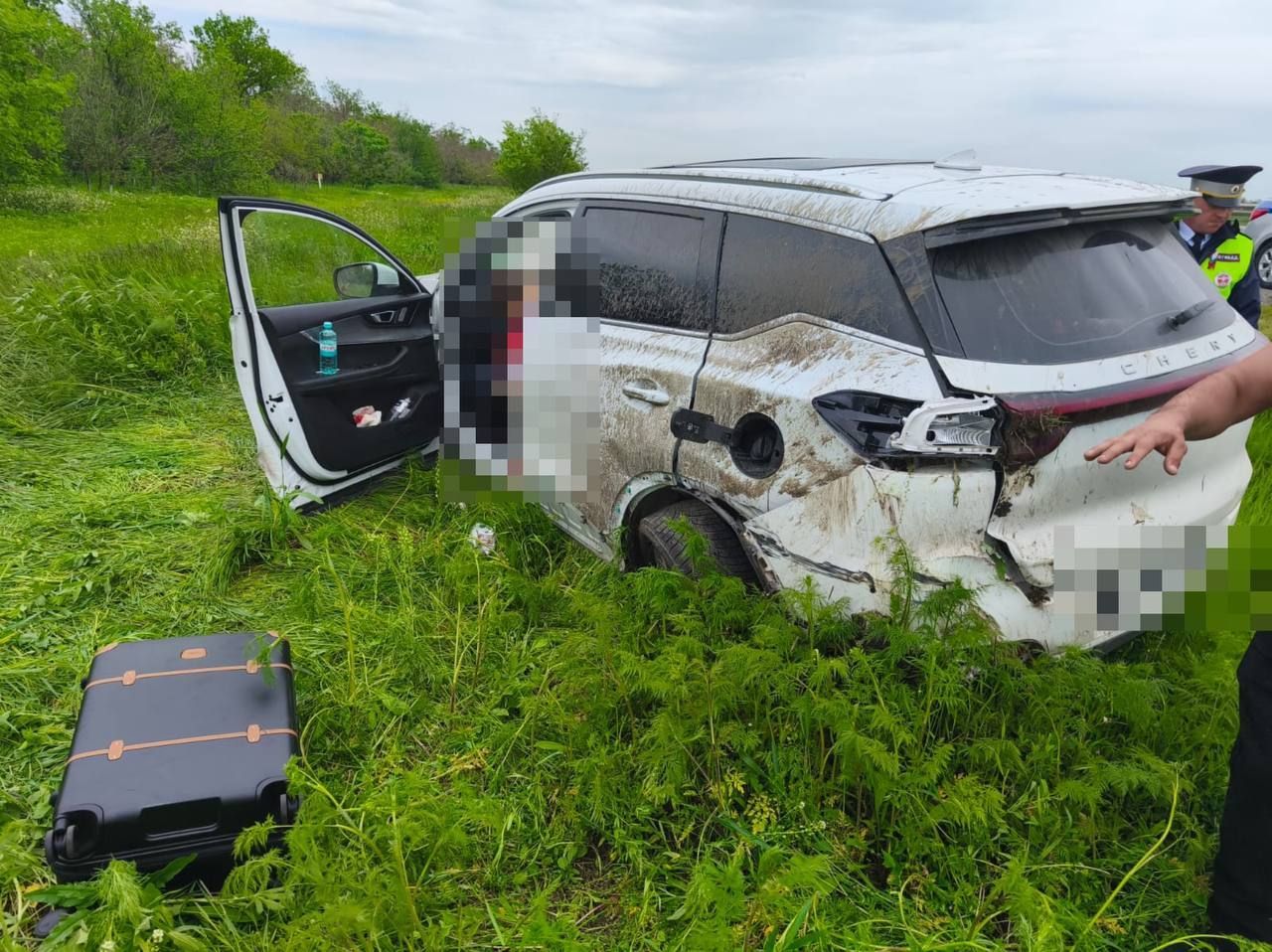 Водитель погиб при опрокидывании иномарки на трассе «Кавказ»