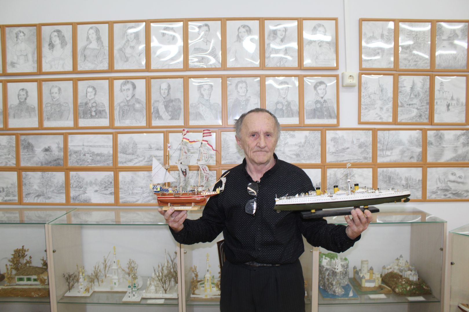 Казак из Степновского округа много лет занимается моделированием и преподает школьникам