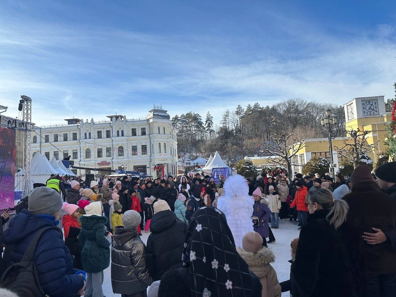 Рекордные 115 тысяч человек отдохнули в Кисловодске на новогодних праздниках