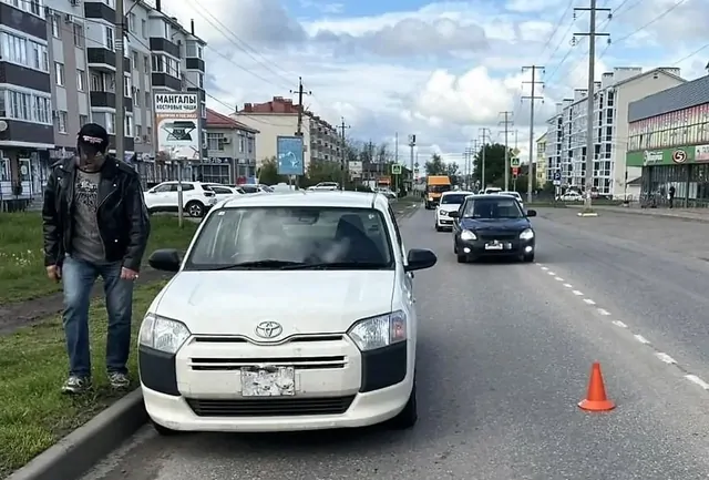 Юную нарушительницу сбили в Михайловске