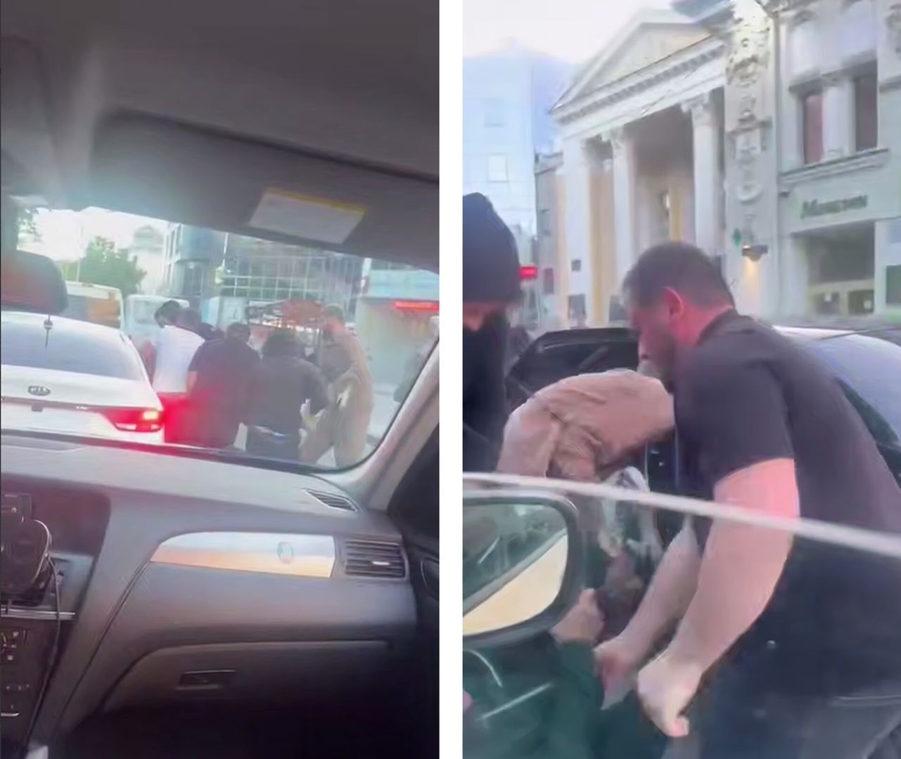 В Ставрополе человека силой затолкали в машину