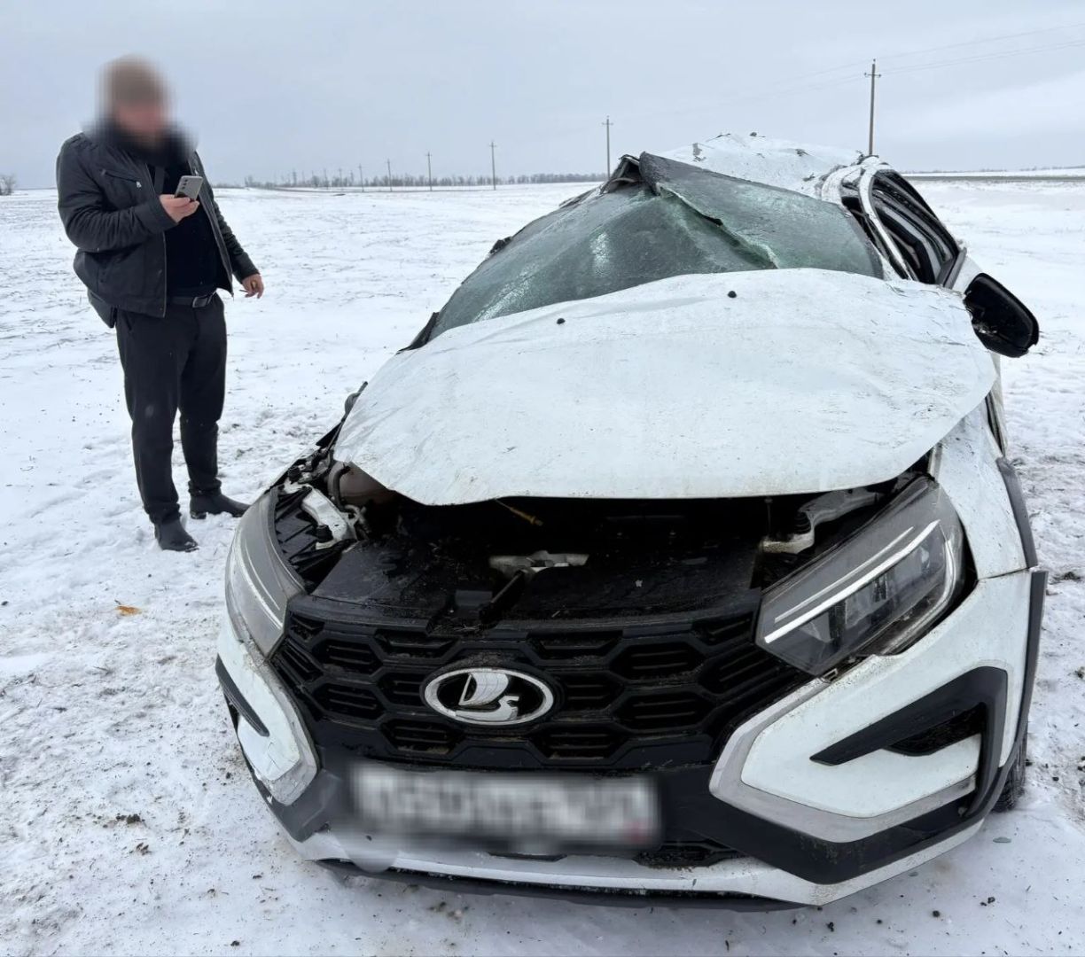 Две женщины и трое детей пострадали при опрокидывании авто на Ставрополье