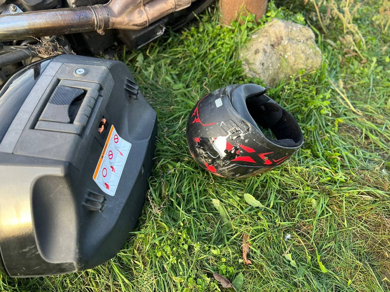 На Ставрополье мотоциклист получил травмы после съезда с дороги