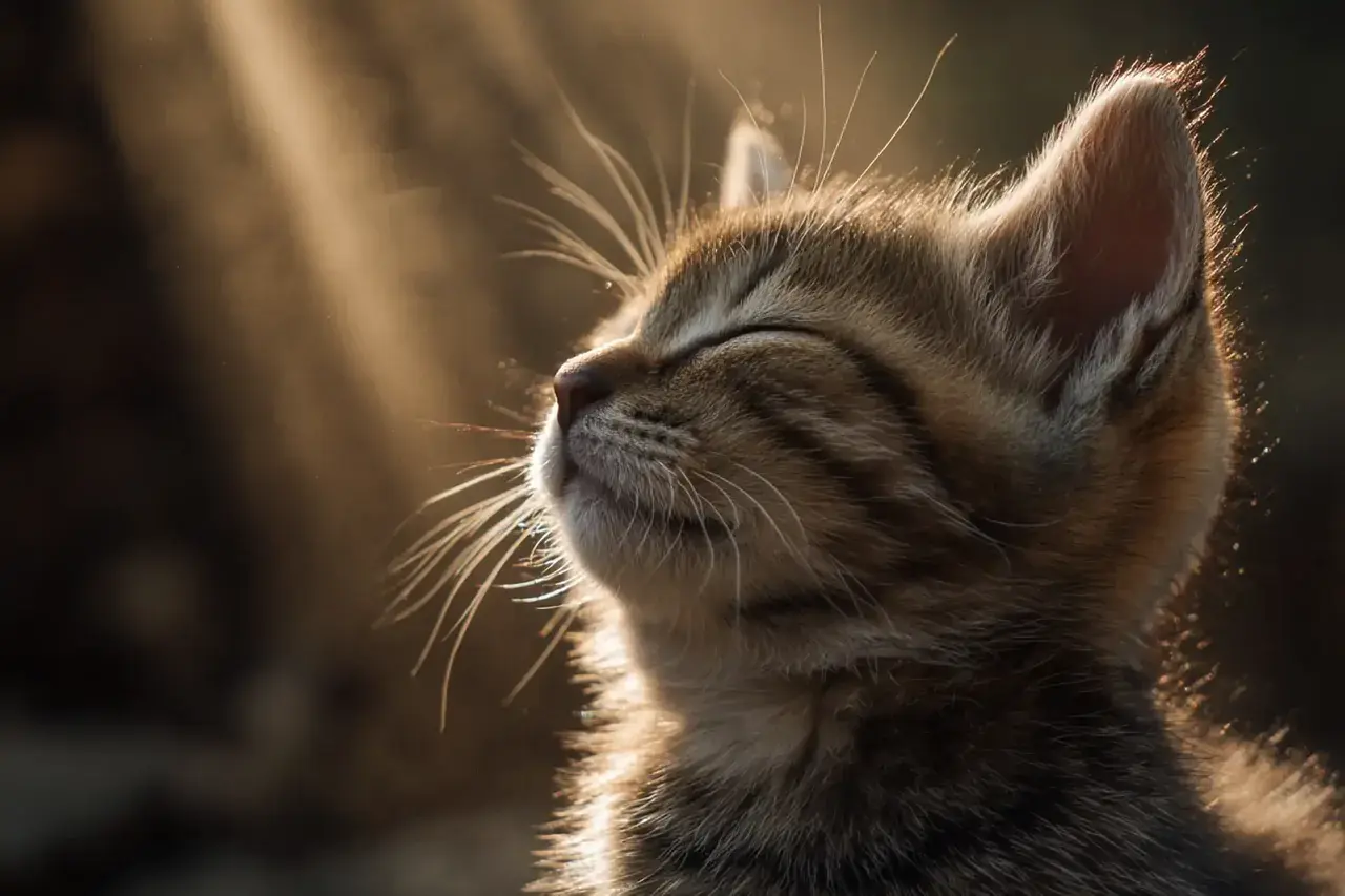 Кот стал есть меньше в апреле — ветеринар объяснил: это не болезнь, а реакция на угол падения солнца через окно