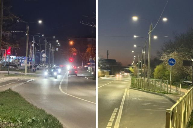 Еще 66 фонарей установили в Ставрополе