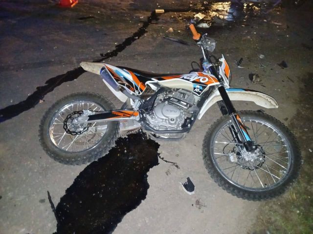 Юный питбайкер попал в аварию на Ставрополье