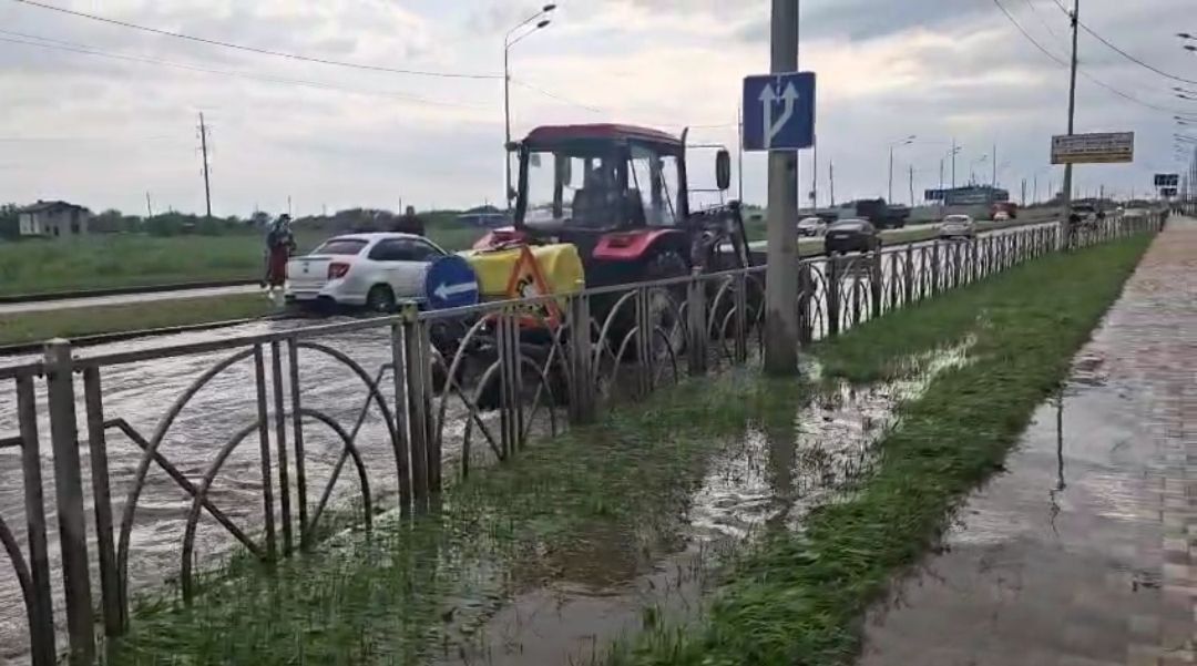 В Ставрополе ликвидировали потоп на улице 45 Параллель