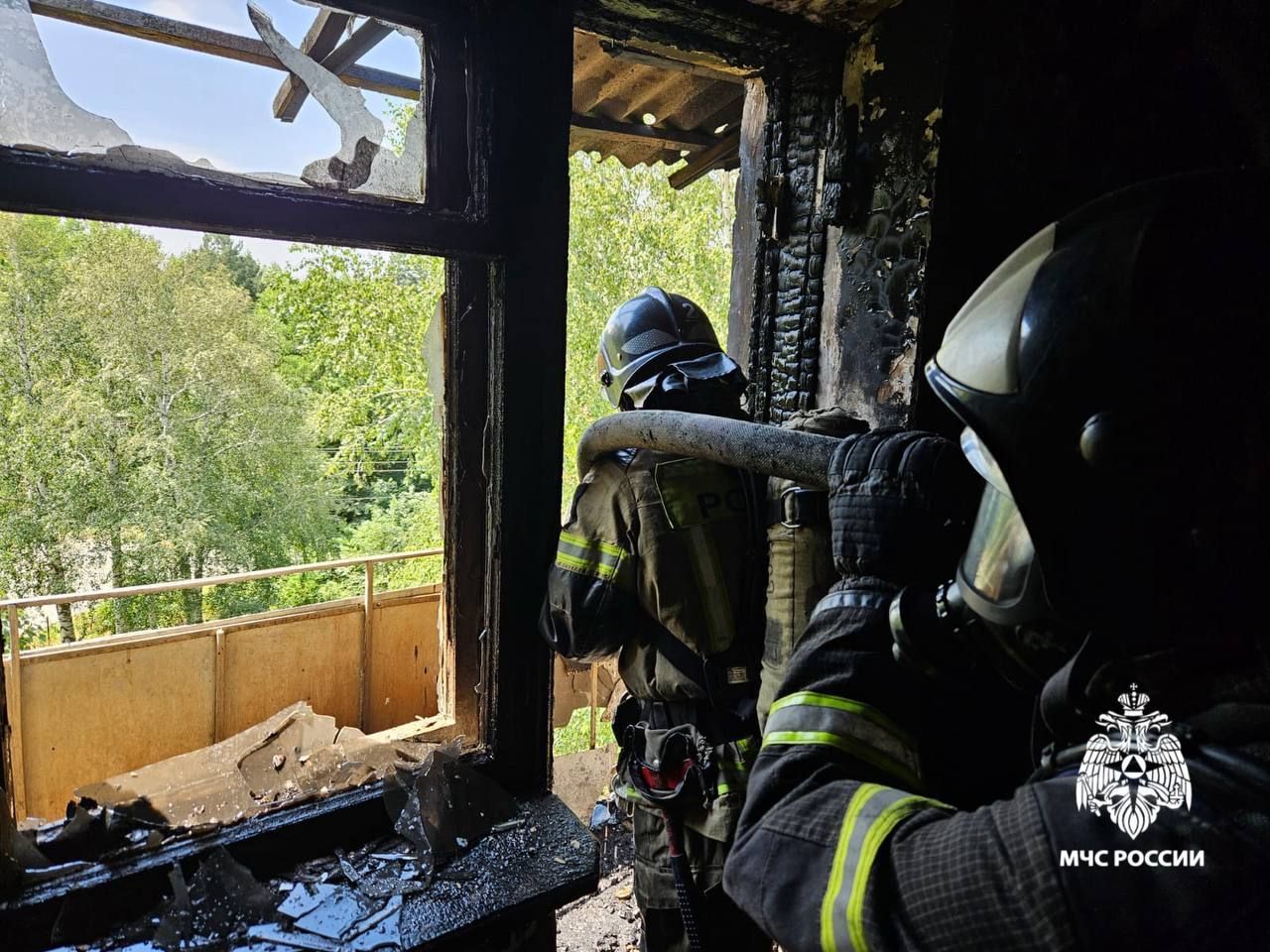 Пожарные потушили возгорание в квартире в Михайловске