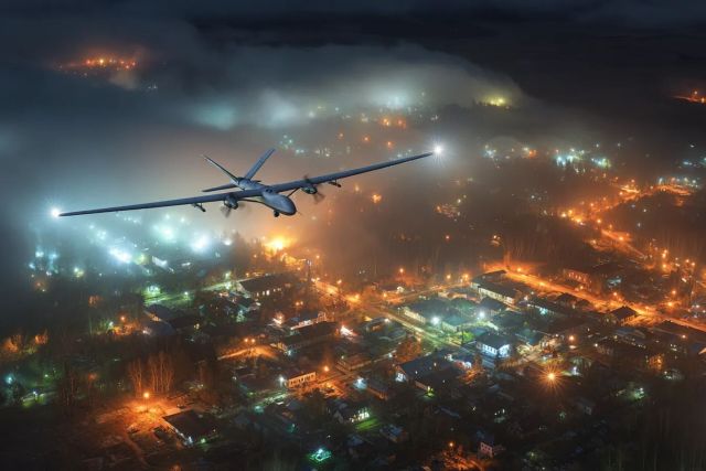 На Ставрополье отбивают атаку вражеских беспилотников