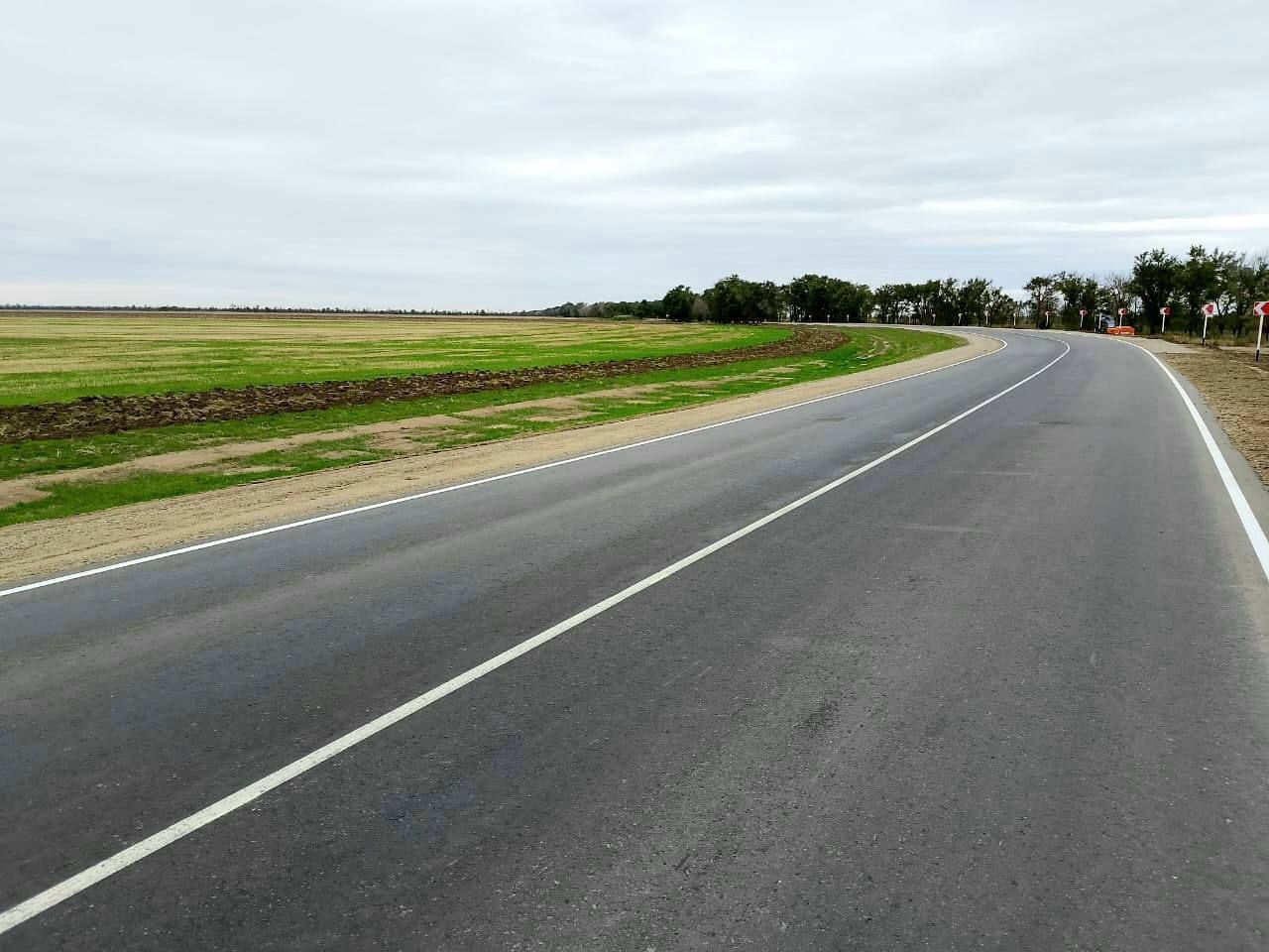 Отремонтирован участок региональной дороги между Ставропольем и Ростовской областью