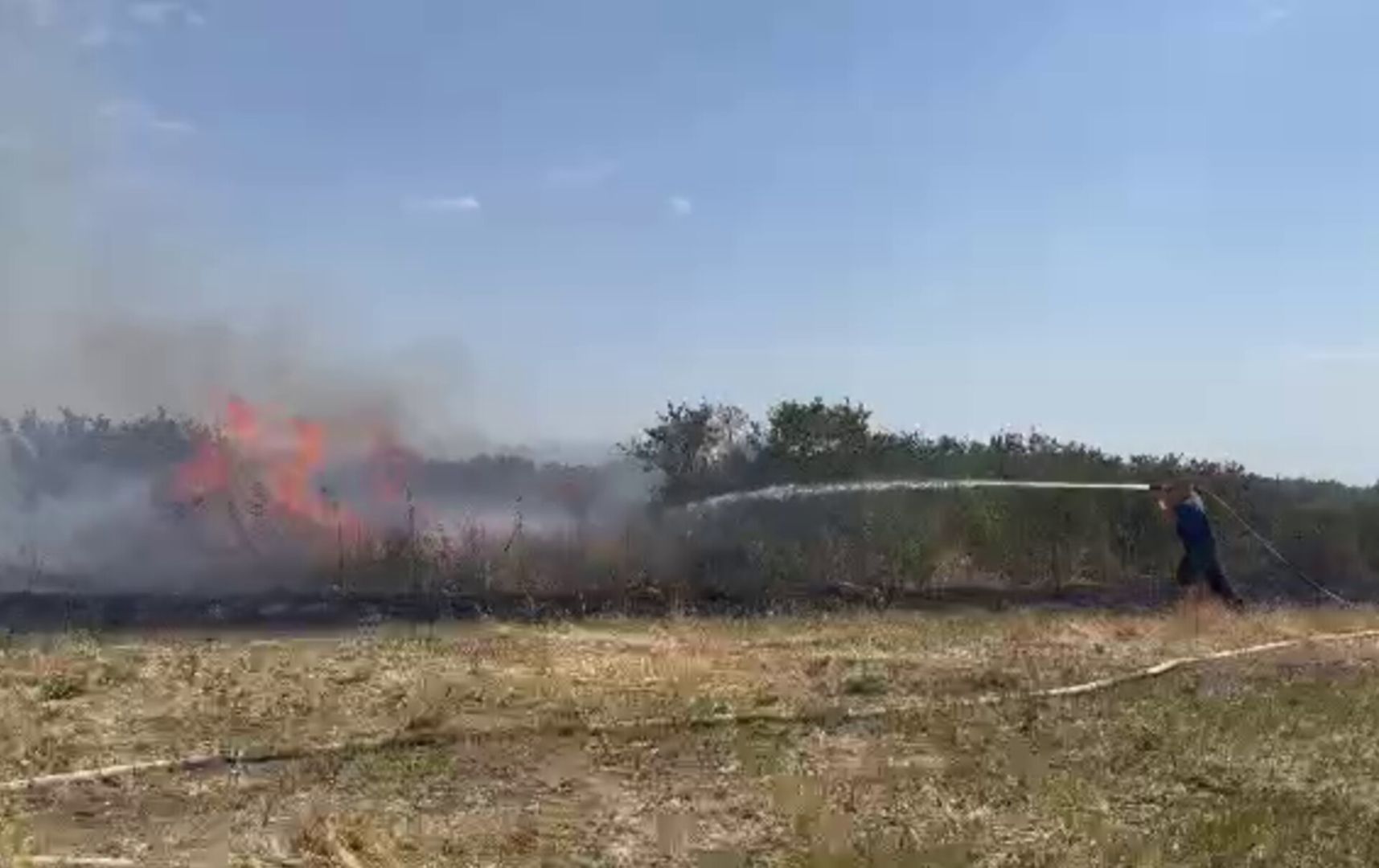 Растительность вновь горит на Кавминводах