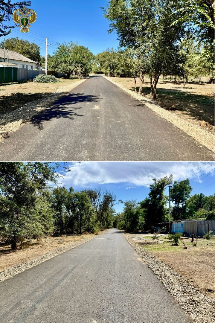 Грунтовую дорогу заасфальтировали в селе Ставрополья