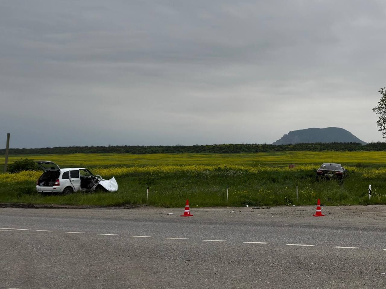 Пожилой пассажир погиб при столкновении автомобилей в Минераловодском округе