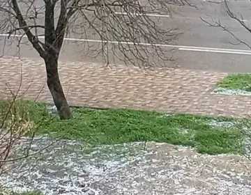 Град прошел в Ставрополе