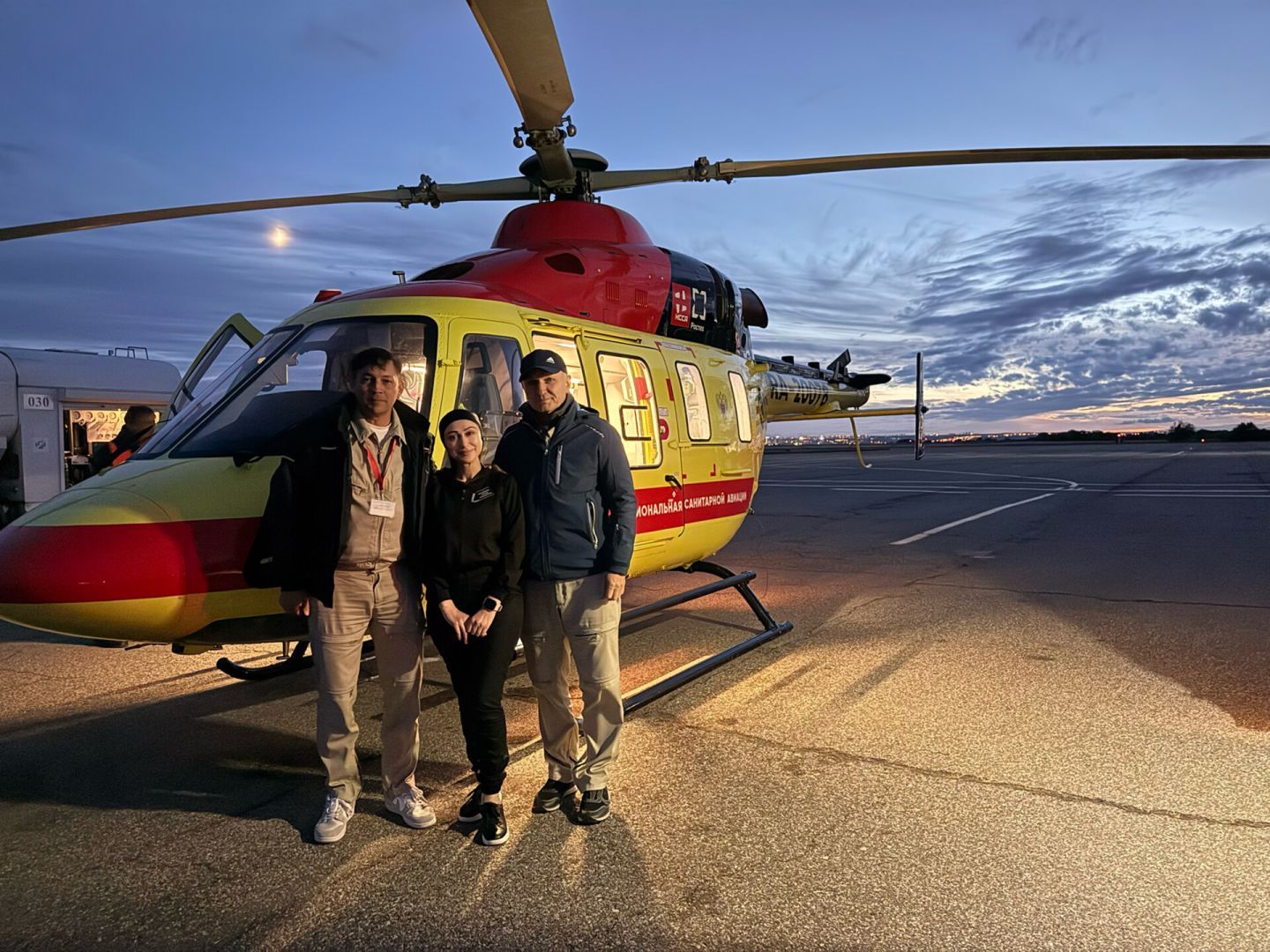 На Ставрополье вертолет санавиации совершил 37 вылетов за сентябрь