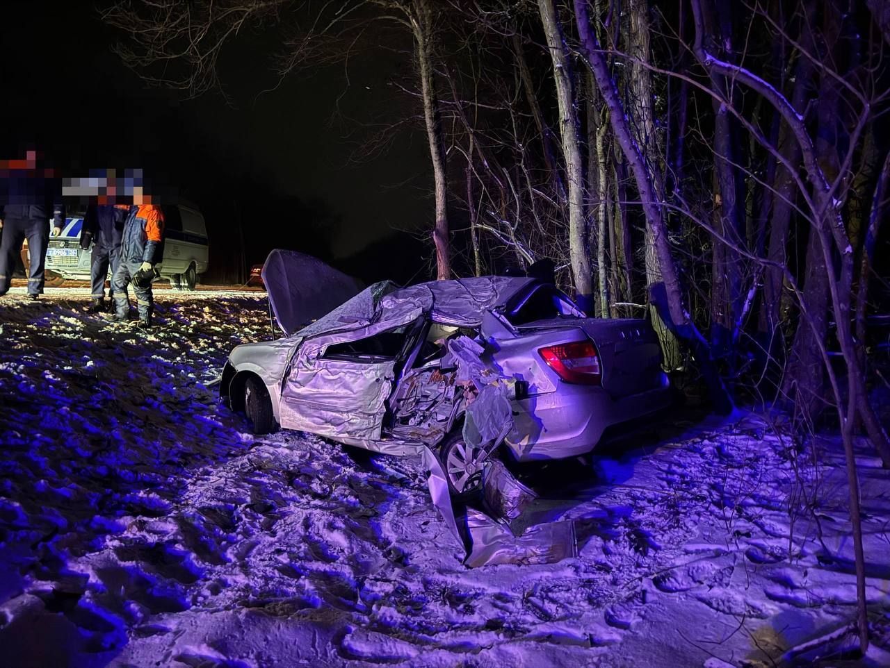 На Ставрополье водитель легковушки врезался в дерево и погиб