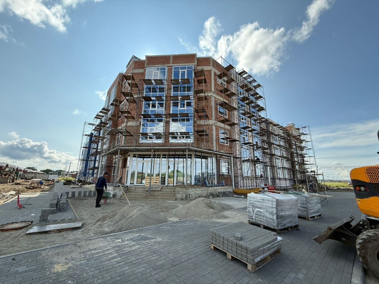 В Михайловске на 60% выполнили строительство поликлиники