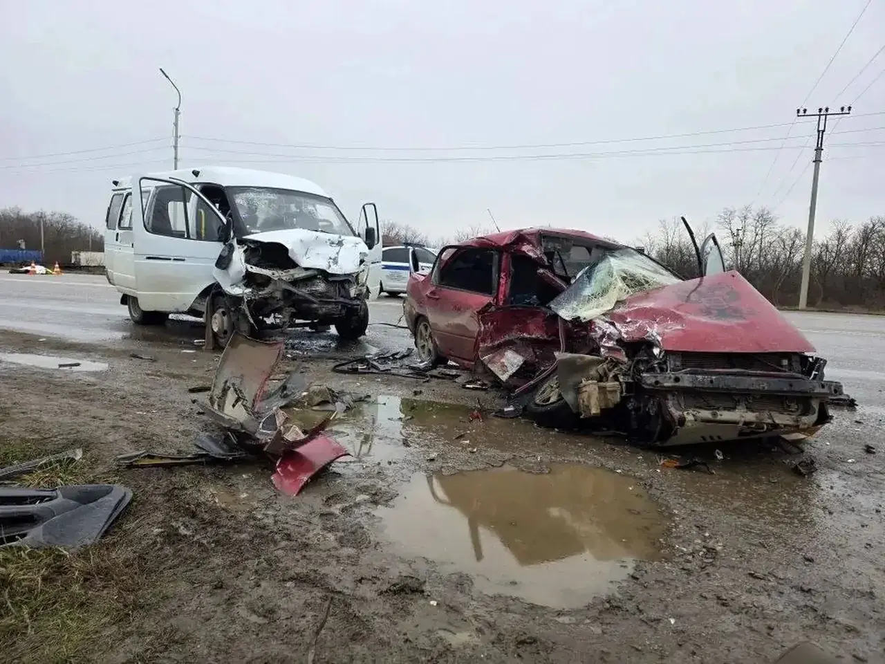 Один погиб и четверо пострадали в ДТП с маршруткой в Георгиевске