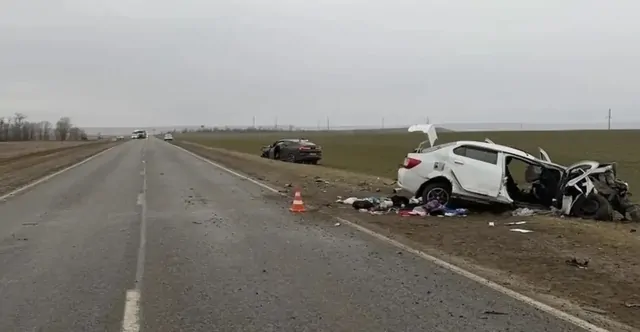 Три астраханки пострадали в аварии на Ставрополье