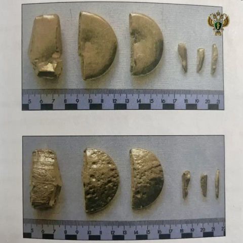 Женщина пыталась вывезти за границу 6 слитков золота через аэропорт Минвод