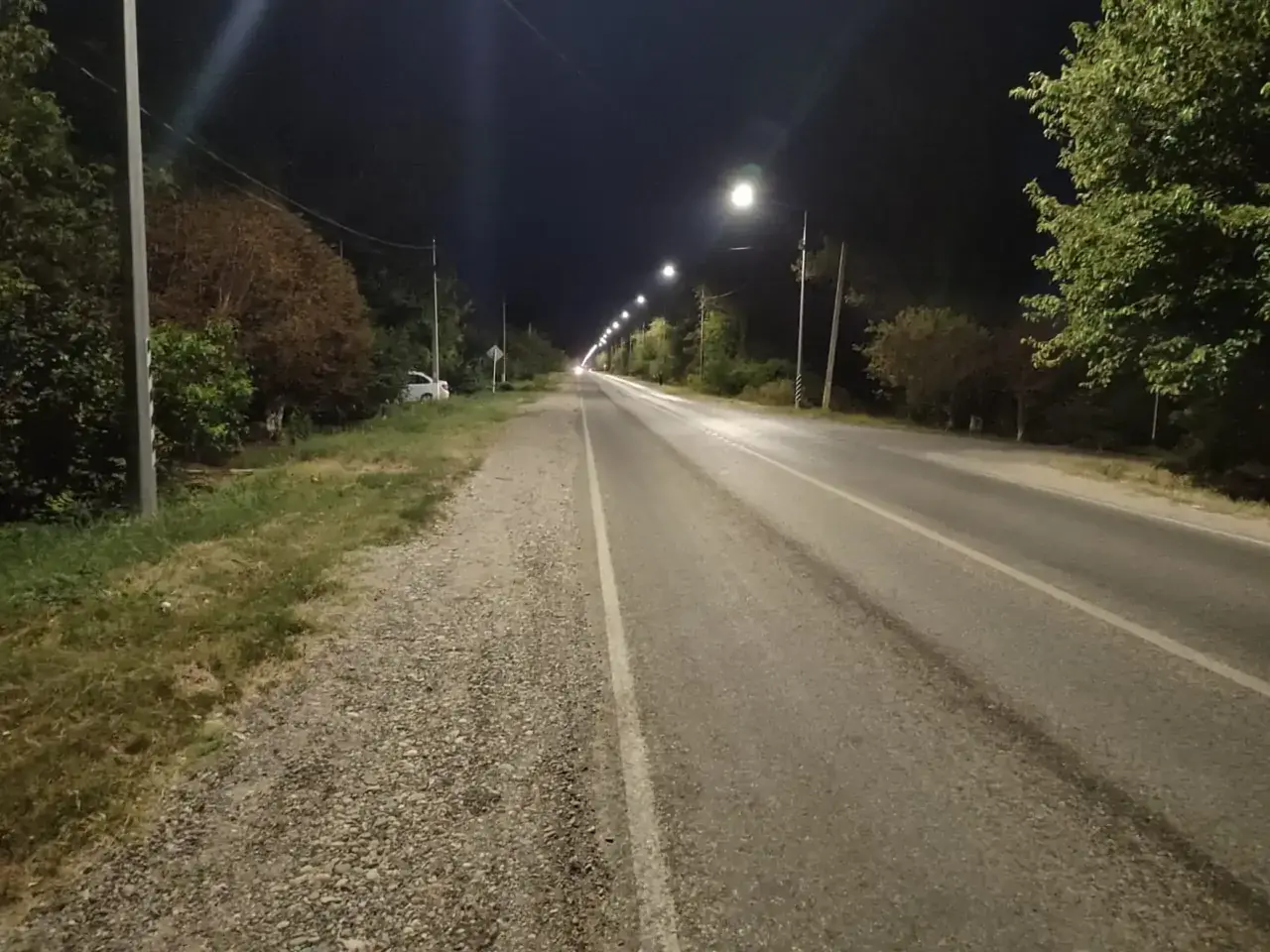 В семи селах Ставрополья обеспечат освещение региональных дорог