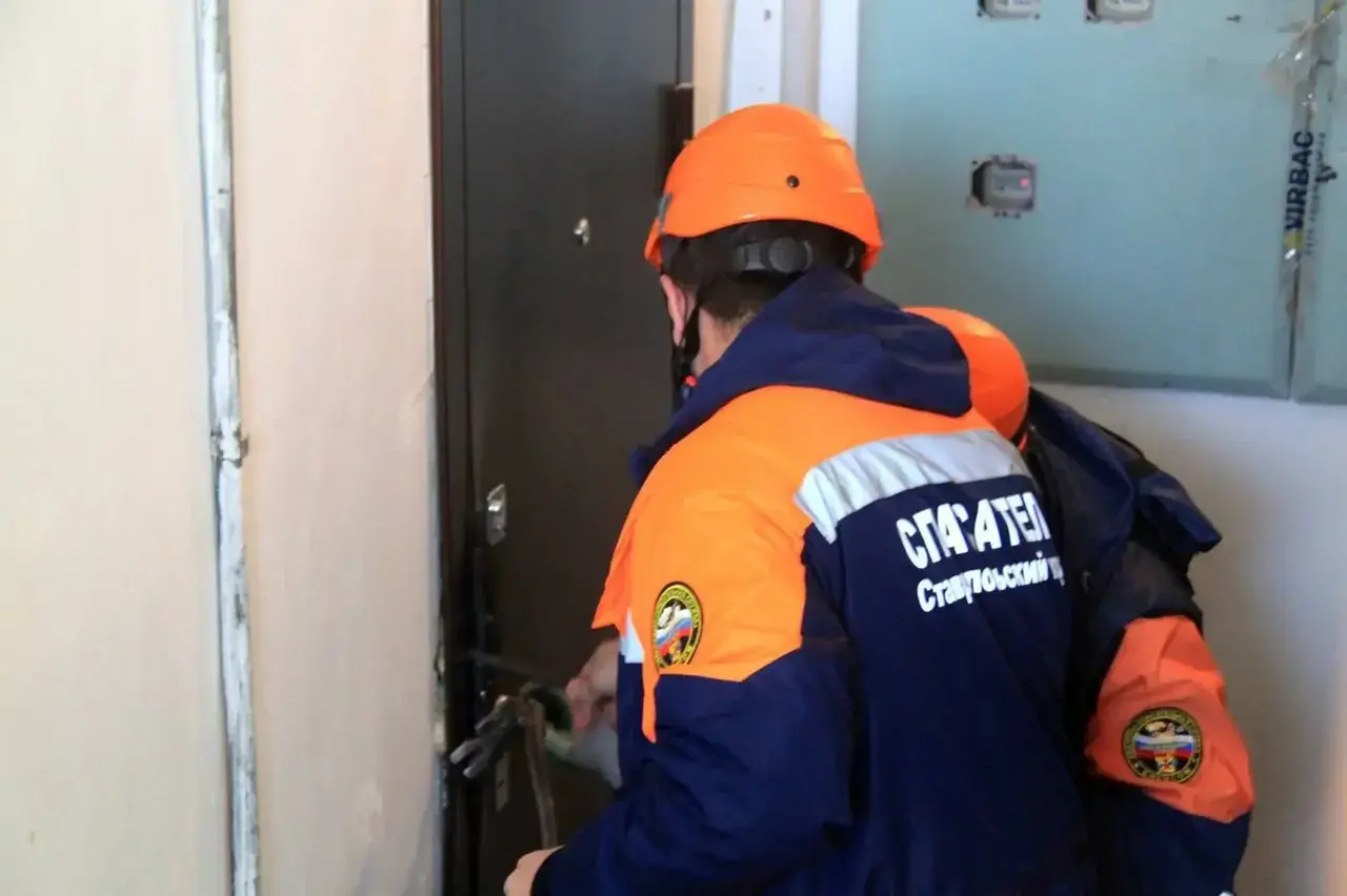 Пенсионерке и ребёнку, запертым дома, пришли на помощь ставропольские спасатели