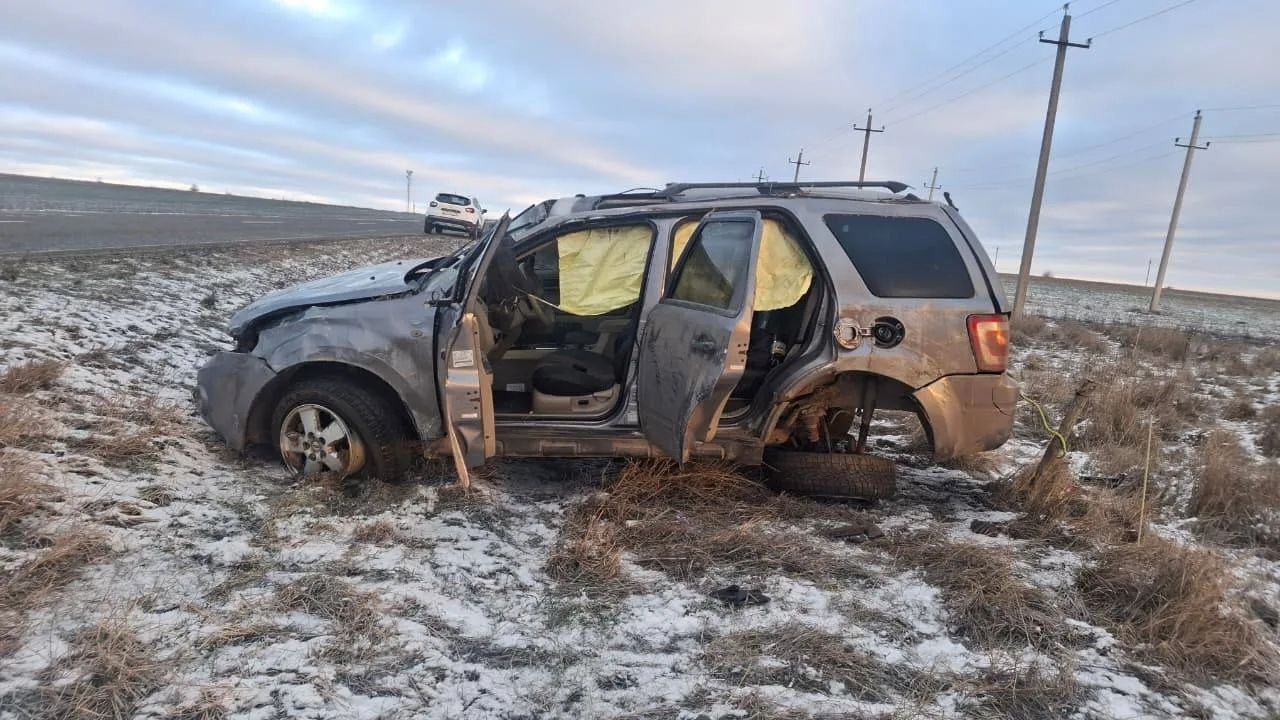 Водитель погиб при опрокидывании автомобиля в Александровском округе
