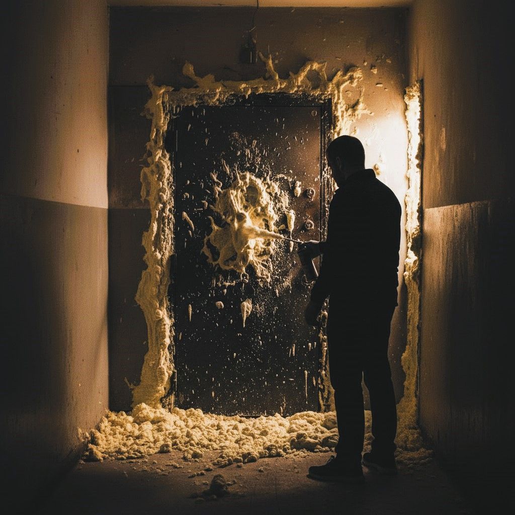 Мстительный ставрополец, заливший дверь соседей монтажной пеной, получил условный срок