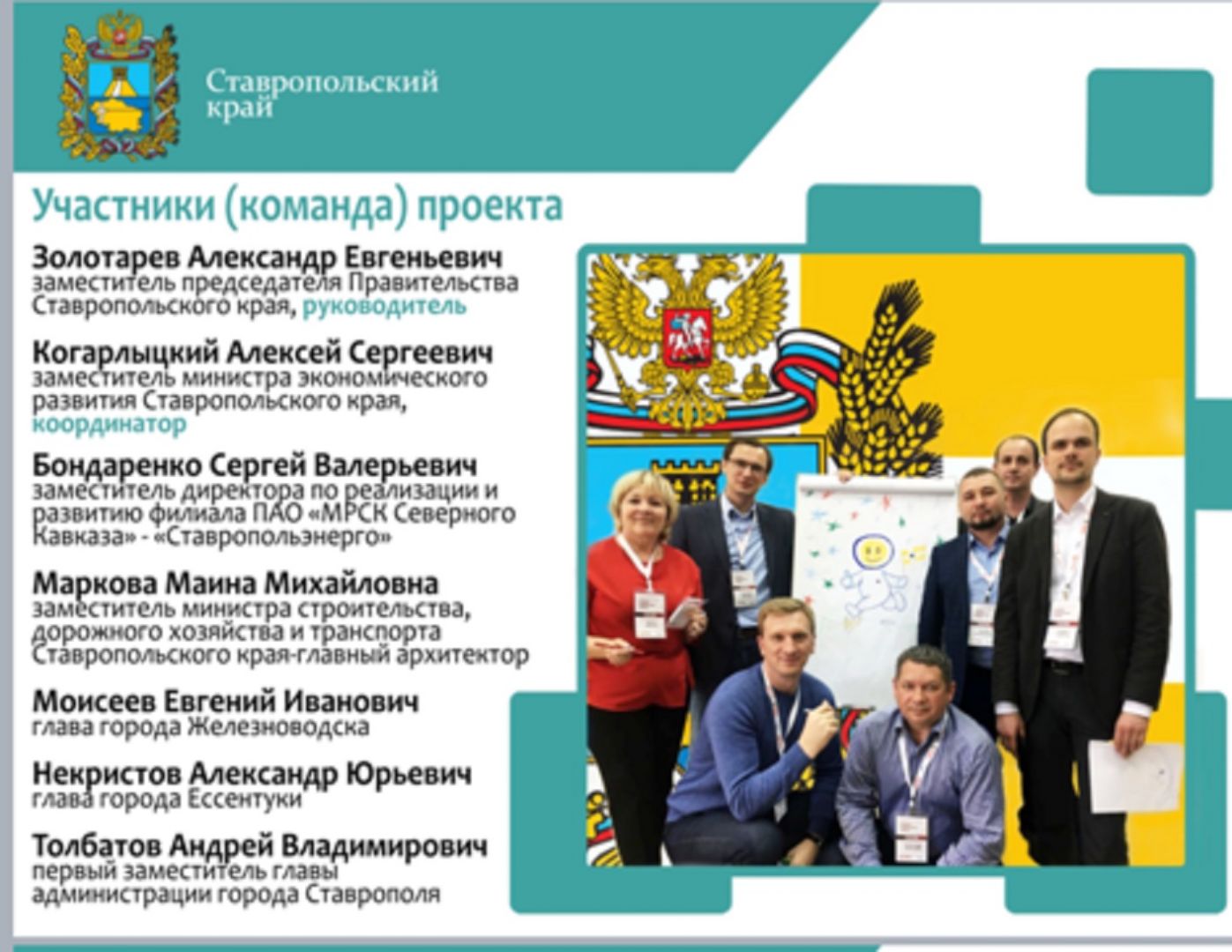 Проект «Ставрополье — курорт мирового уровня» получил приз «Лучшая команда» Проект «Ставрополье — курорт мирового уровня» получил приз «Лучшая команда»