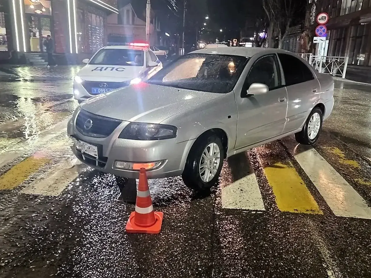 Женщину на зебре сбили в Ессентуках
