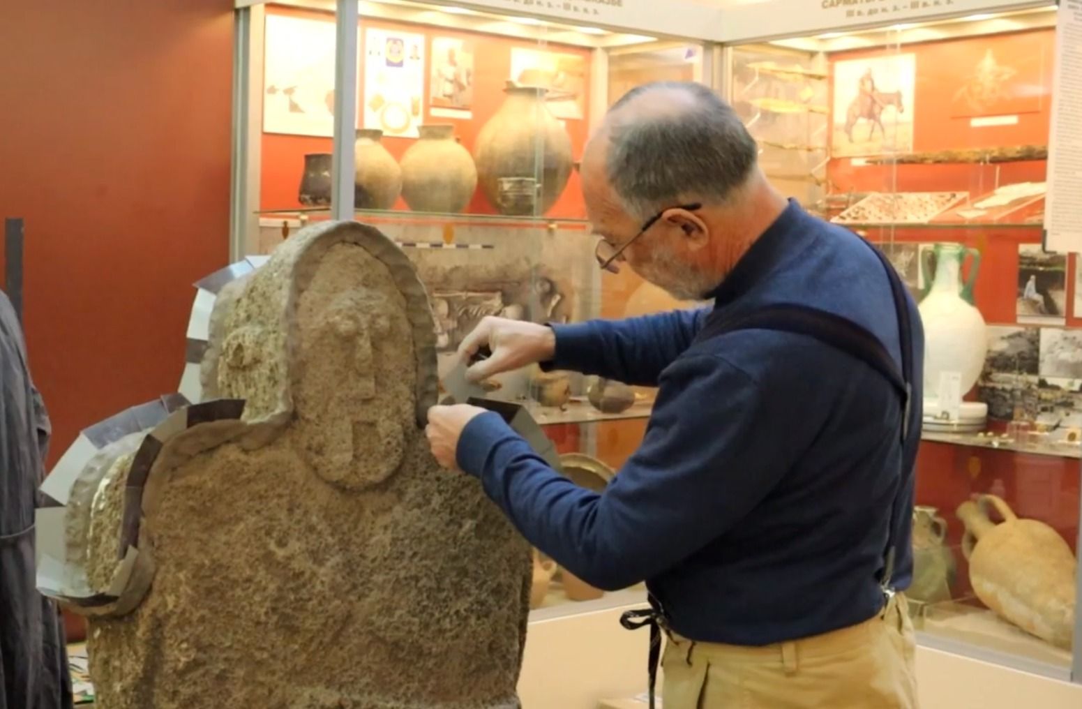 Скифский воин теперь встречает посетителей Татарского городища в Ставрополе