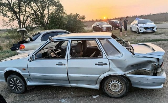 Ребенок и взрослый получили травмы в аварии в Ставропольском крае