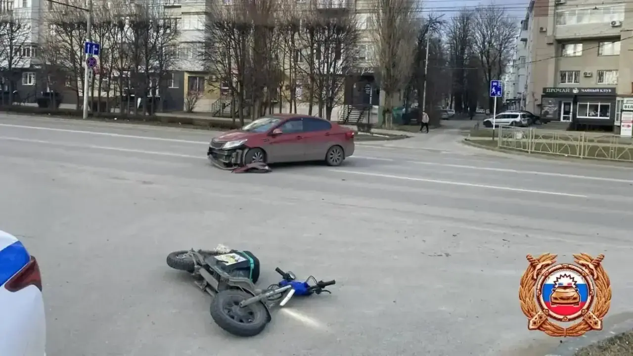 В Ставрополе в ДТП пострадал водитель электровелосипеда