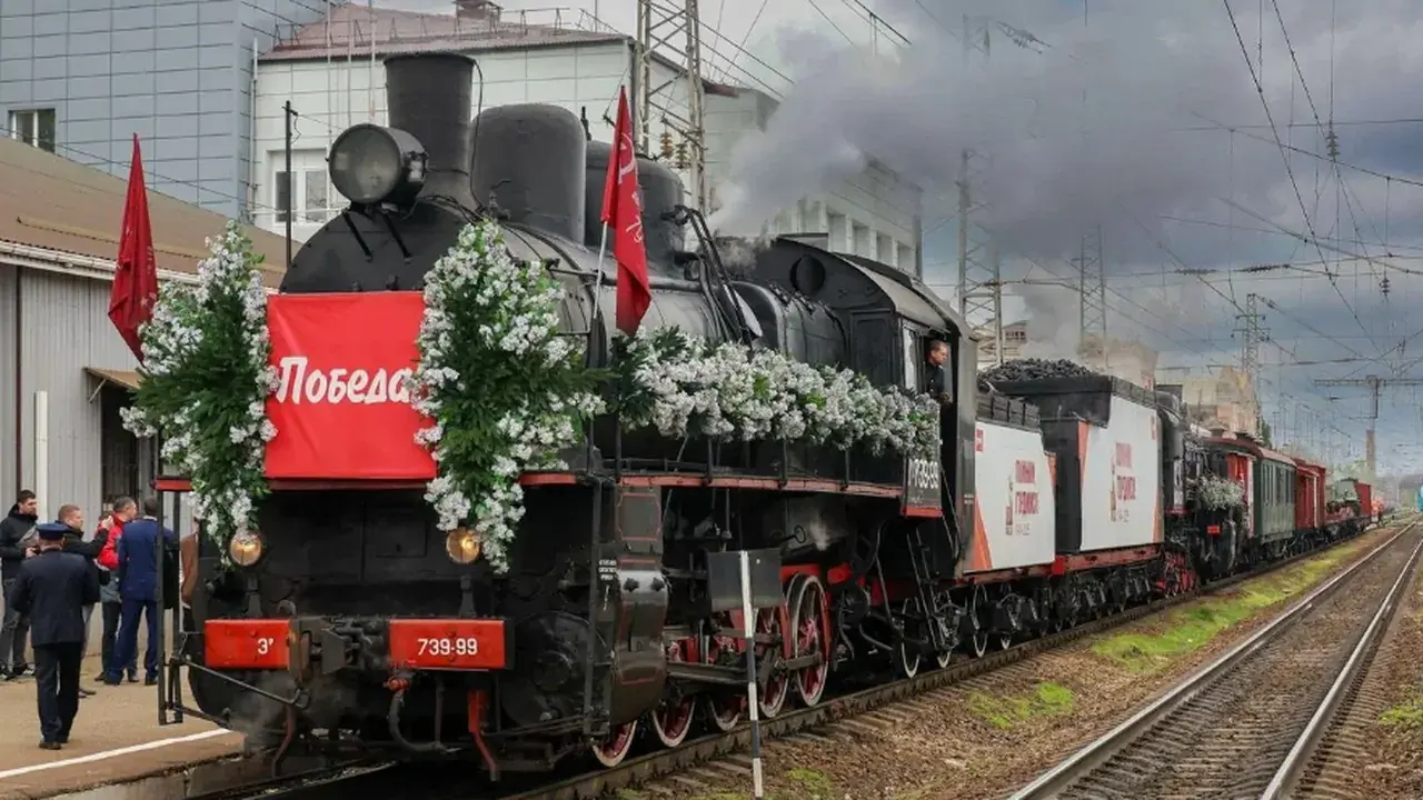 Ретро-поезд «Победа» прибудет в Невинномысск 23 апреля